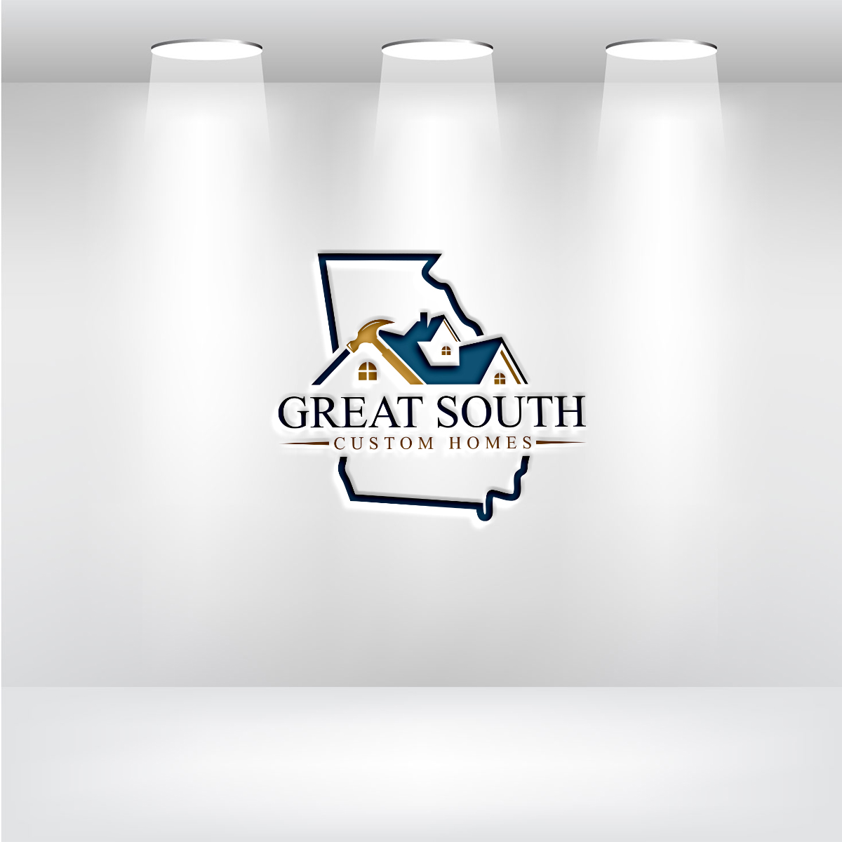Logo-Design von Ahasanu für Great South Custom Homes | Design #35158089