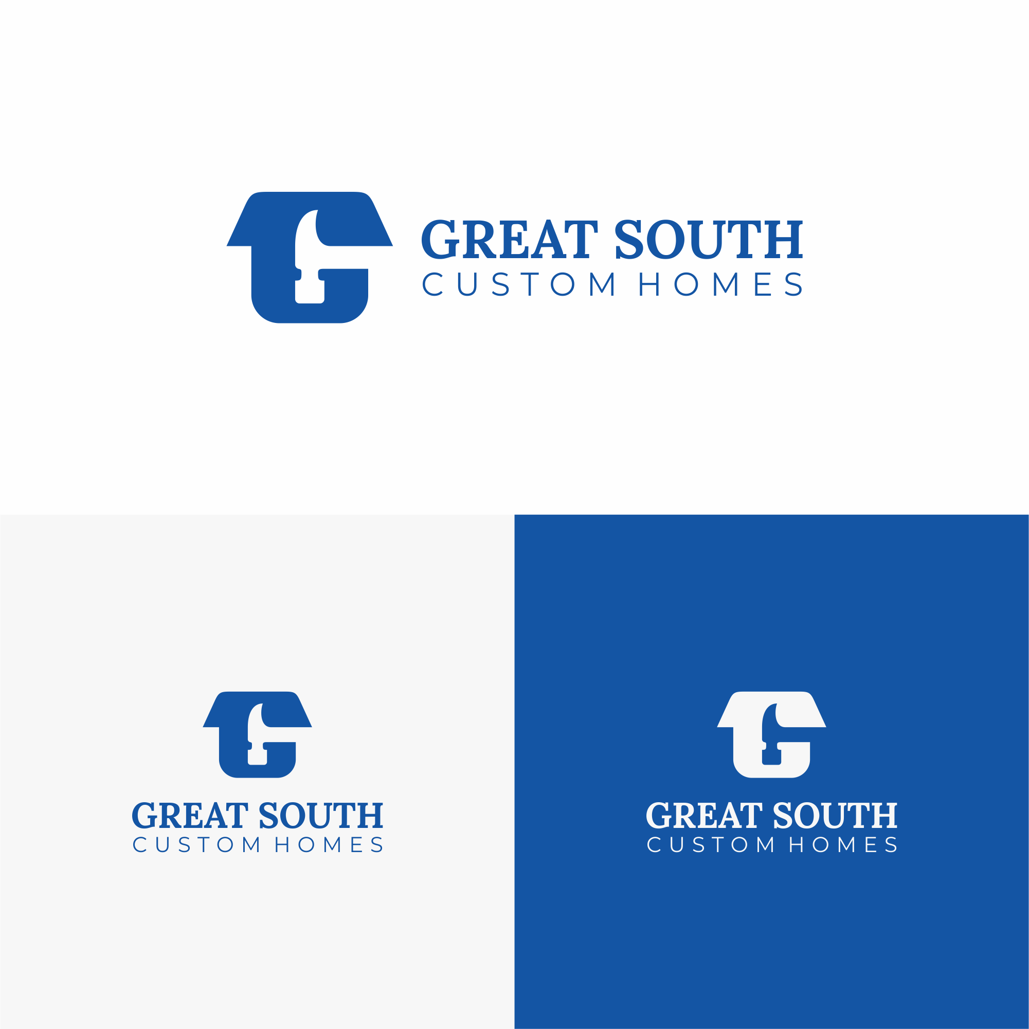 Logo Design by madrisaldi for Great South Custom Homes | Design #35158011