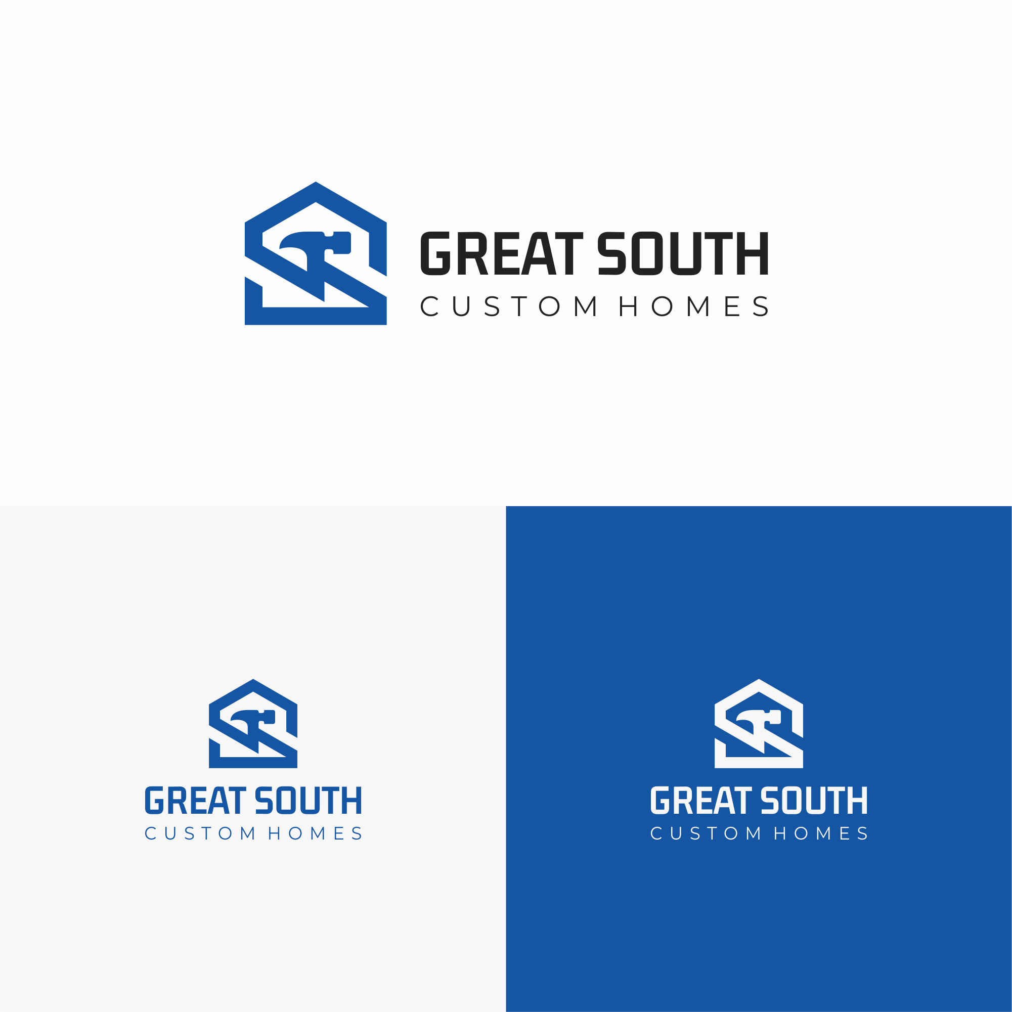 Logo Design by madrisaldi for Great South Custom Homes | Design #35158132