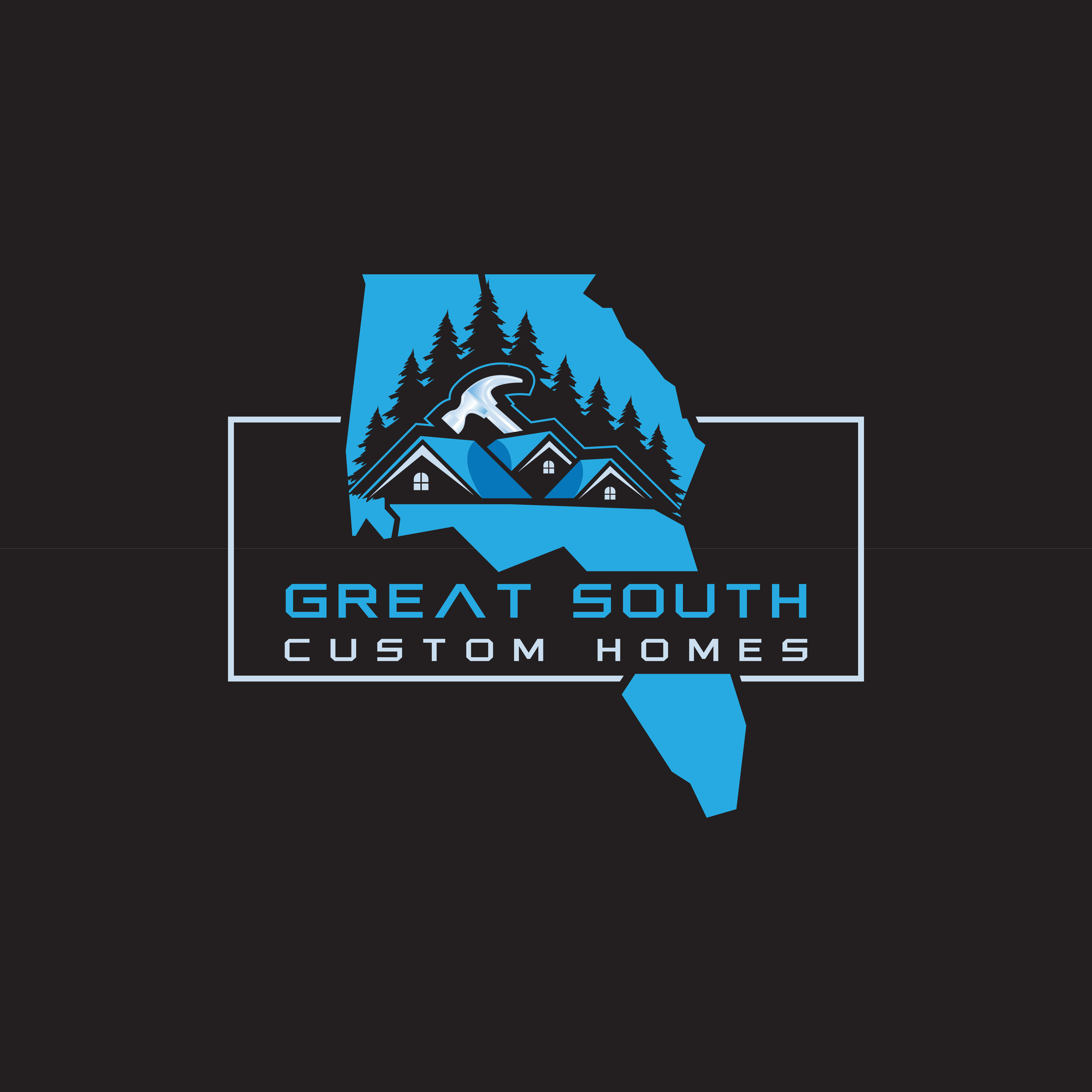 Logo Design by TDAC for Great South Custom Homes | Design #35161321