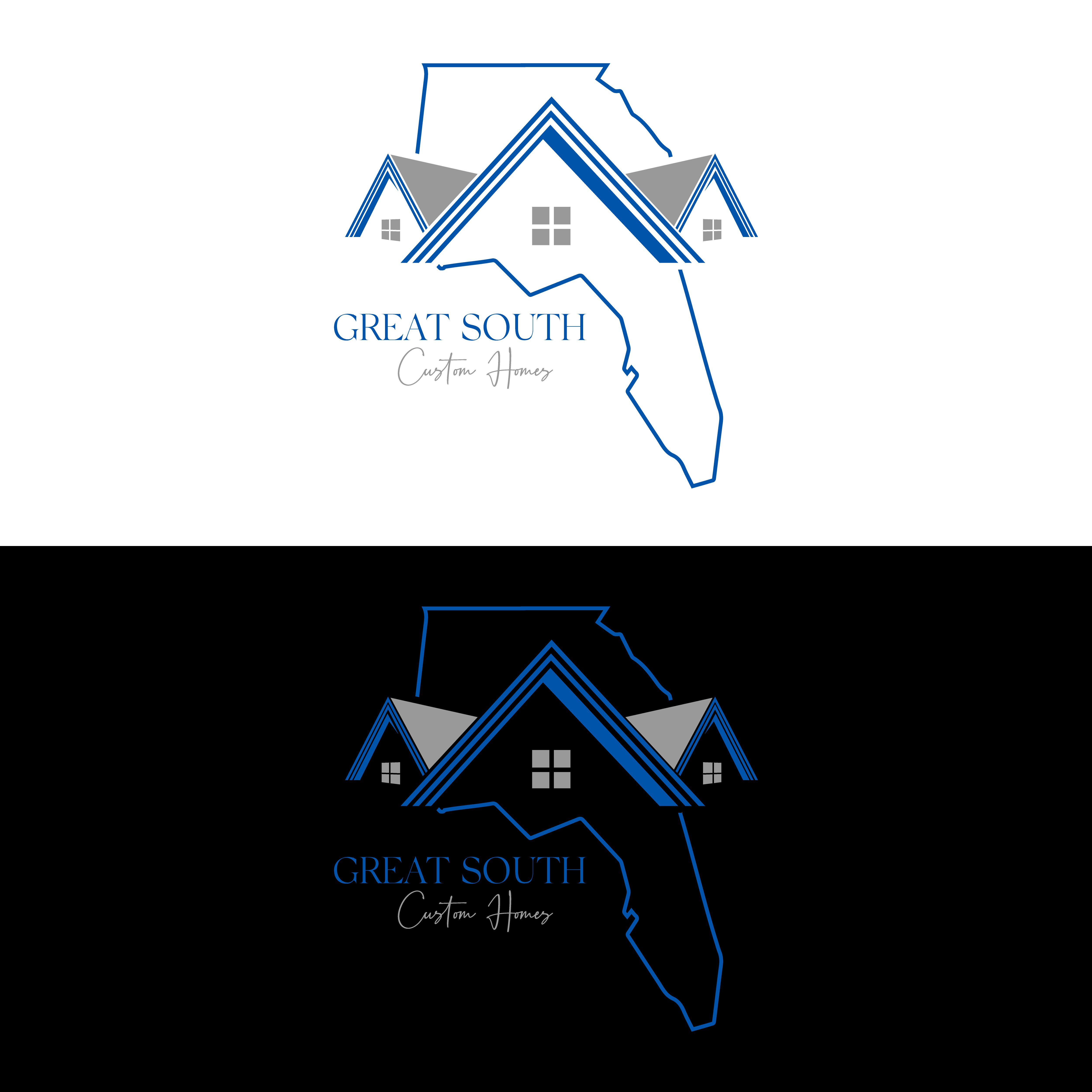 Logo Design by AKTech for Great South Custom Homes | Design #35161577