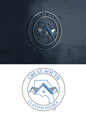 Diseño de Logo por AKTech para Great South Custom Homes | Diseño: #35163854