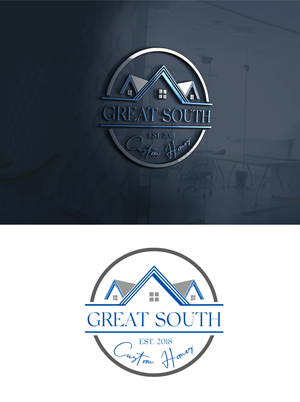 Diseño de Logo por AKTech para Great South Custom Homes | Diseño: #35164019