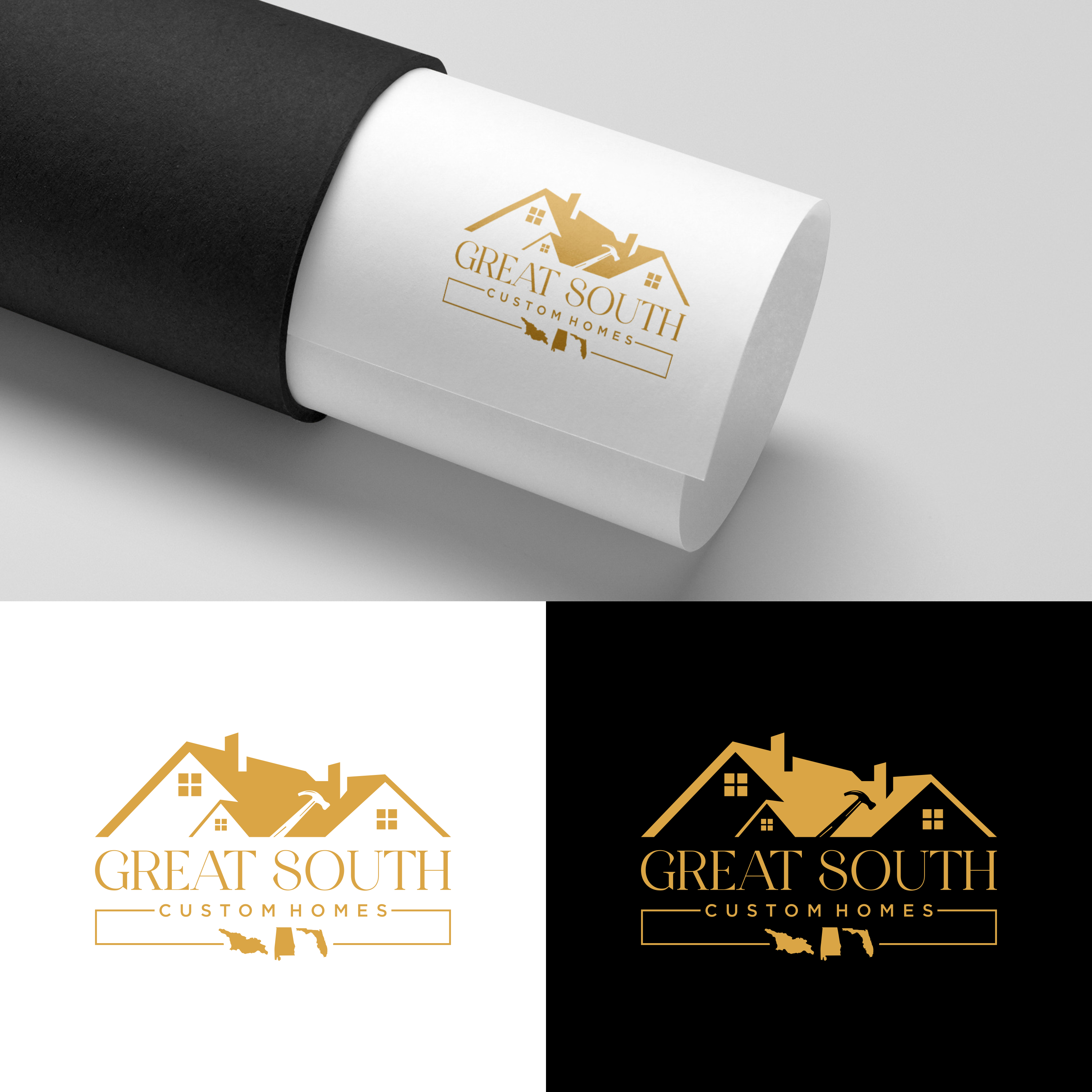 Logo Design by syad666 for Great South Custom Homes | Design #35160502