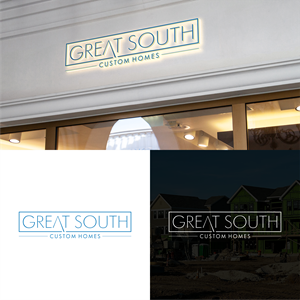 Logo Design by izdihaar studio for Great South Custom Homes | Design: #35166559