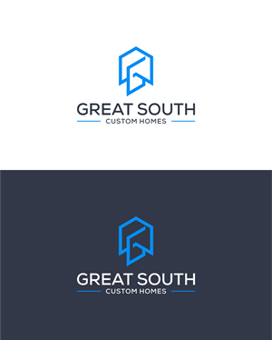 Logo Design by ander sky dc for Great South Custom Homes | Design: #35164298