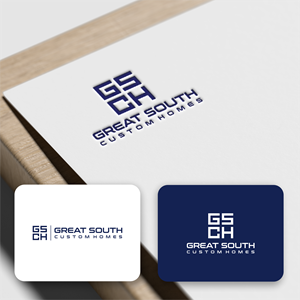 Logo Design by ArtAND_Studio for Great South Custom Homes | Design: #35162710