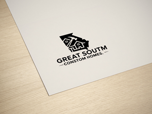 Logo Design by D -lara seen for Great South Custom Homes | Design: #35158713
