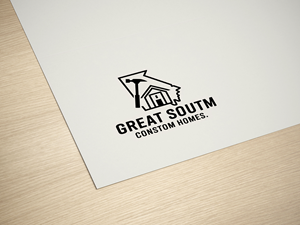Logo Design by D -lara seen for Great South Custom Homes | Design: #35158714