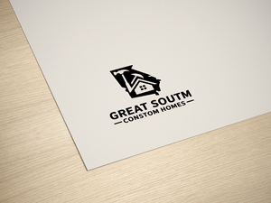 Logo Design by D -lara seen for Great South Custom Homes | Design: #35158724