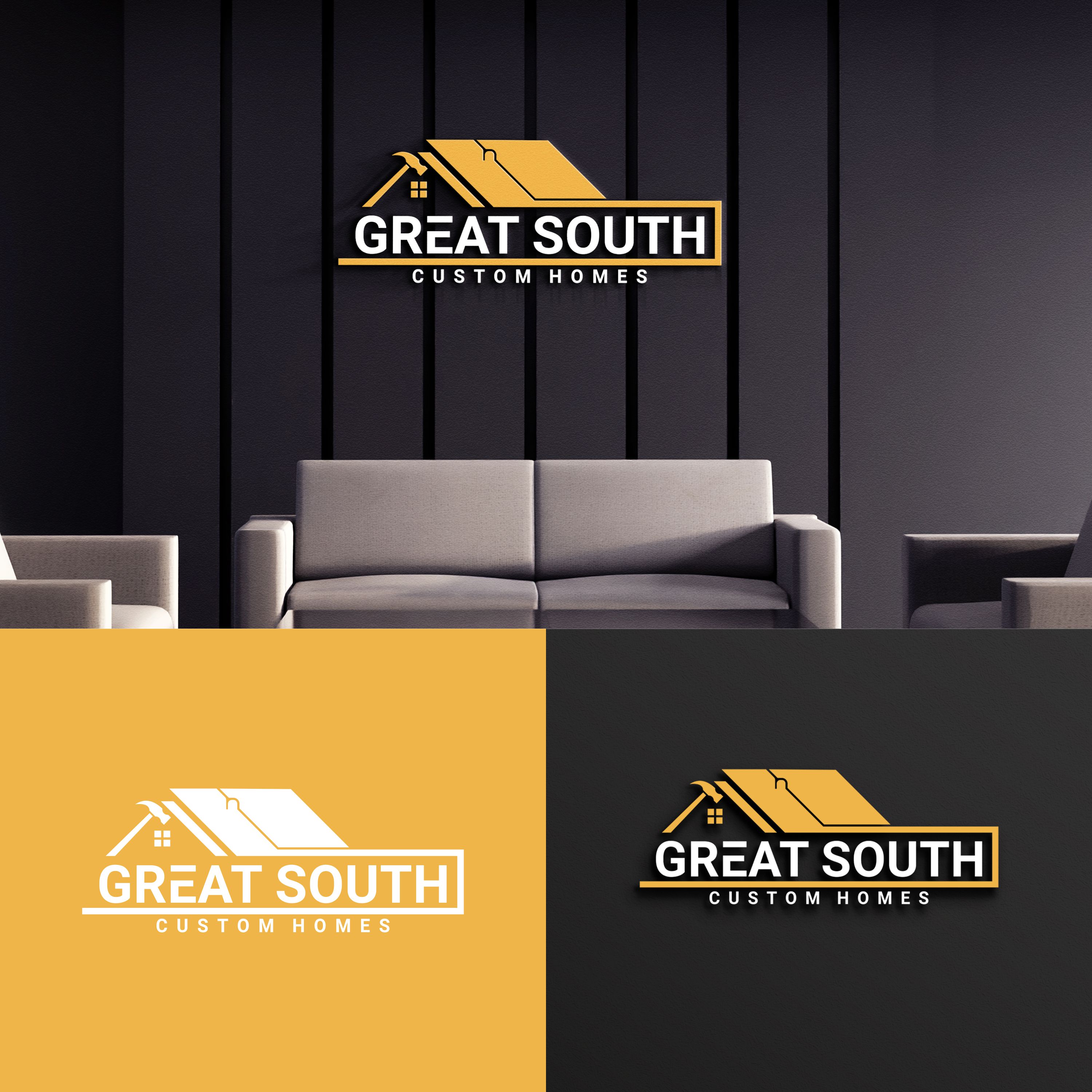 Logo Design by Berkah_Bandot for Great South Custom Homes | Design #35166865
