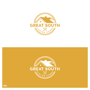 Logo Design by Sujit Banerjee for Great South Custom Homes | Design: #35159843