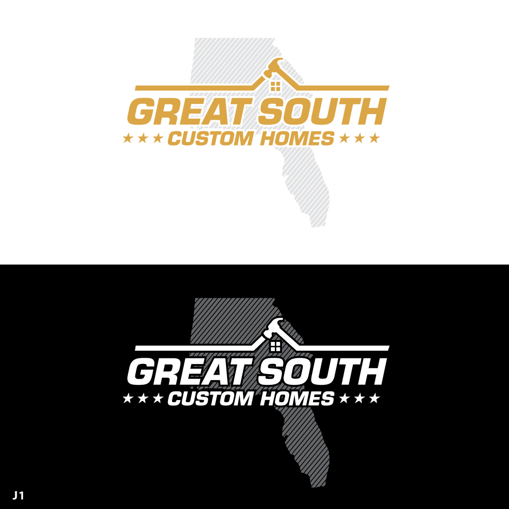 Logo Design by Sujit Banerjee for Great South Custom Homes | Design #35159845