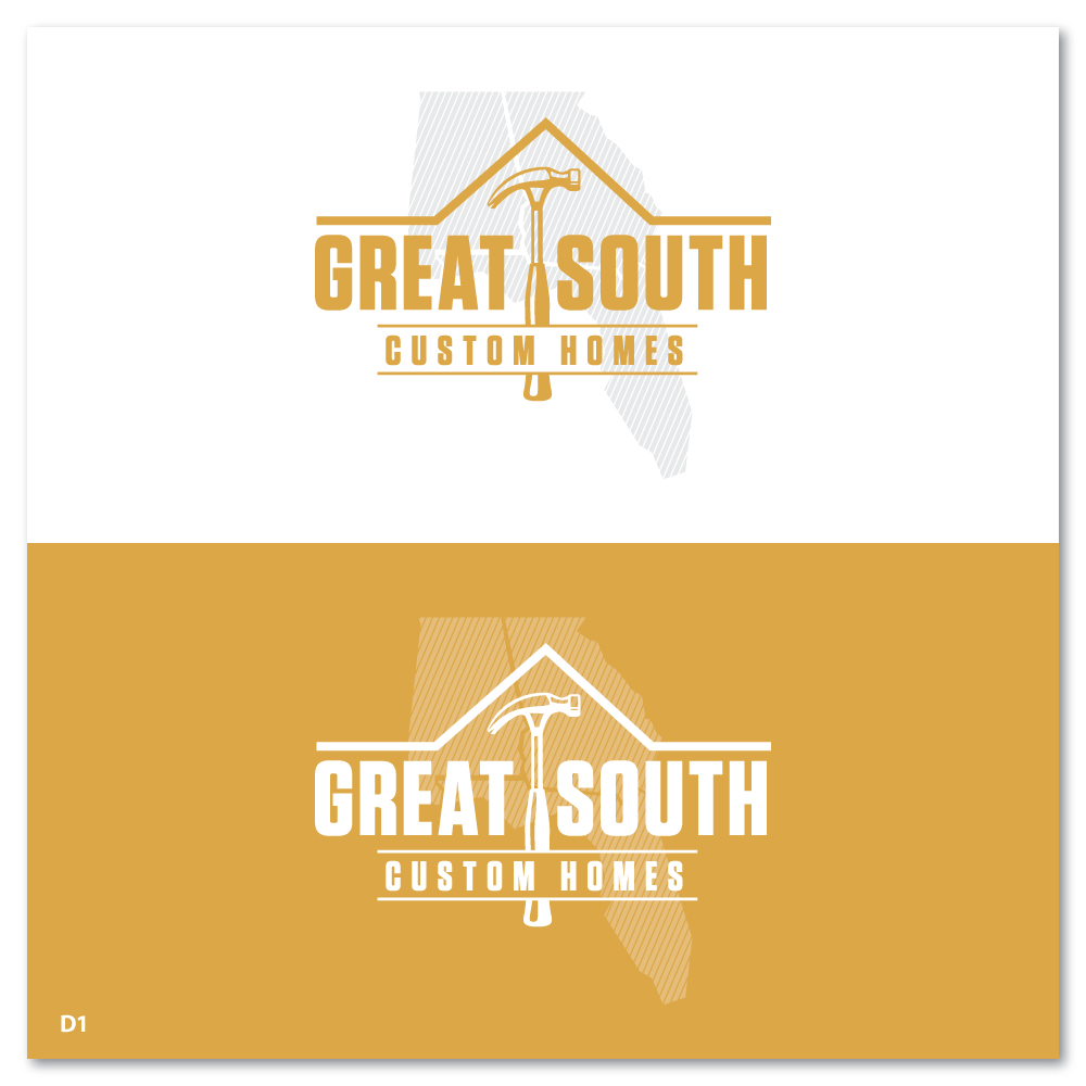 Logo Design by Sujit Banerjee for Great South Custom Homes | Design #35159846