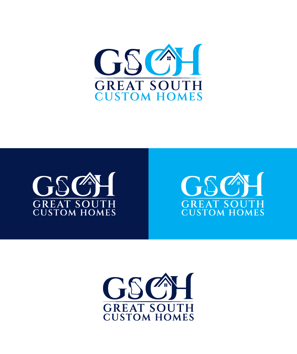 Logo Design by Maxo-Biz for Great South Custom Homes | Design #35159500
