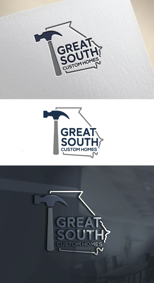 Logo Design by AB design ..... for Great South Custom Homes | Design #35161858