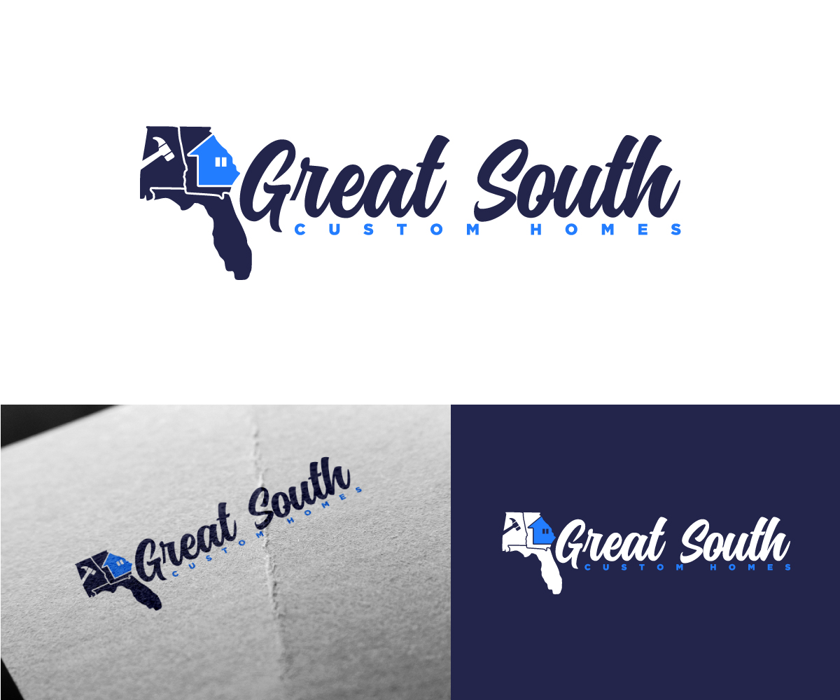 Logo Design by Ansh Design for Great South Custom Homes | Design #35158886