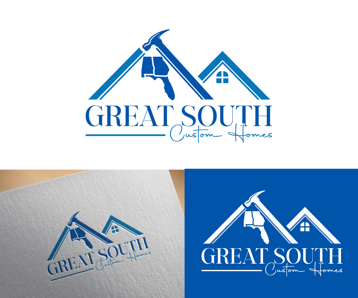 Logo Design by Ansh Design for Great South Custom Homes | Design #35158888