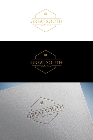 Logo Design by flora.c design for Great South Custom Homes | Design: #35160959