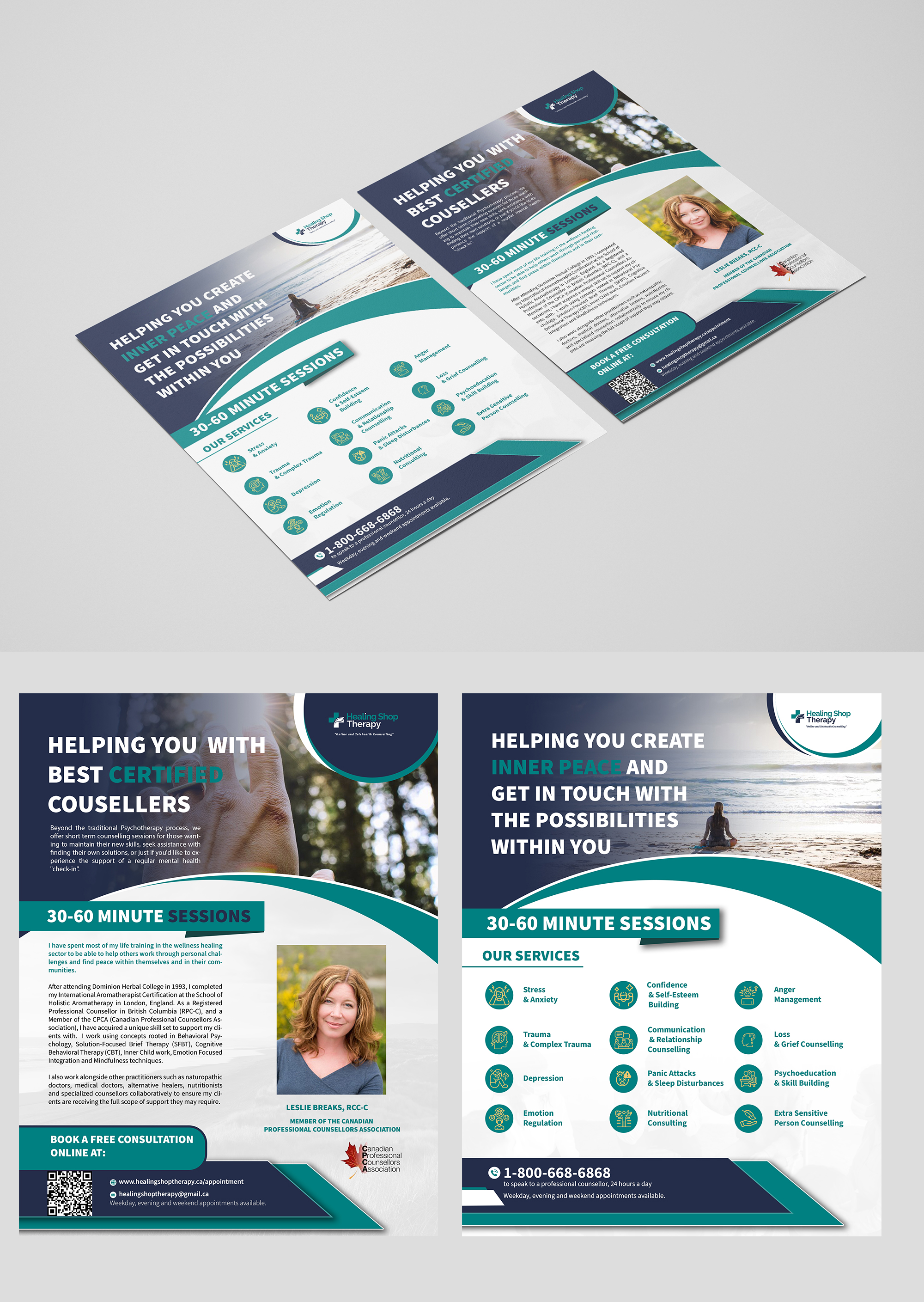 Flyer Design by Design Motion for Healing Shop | Design #35158522