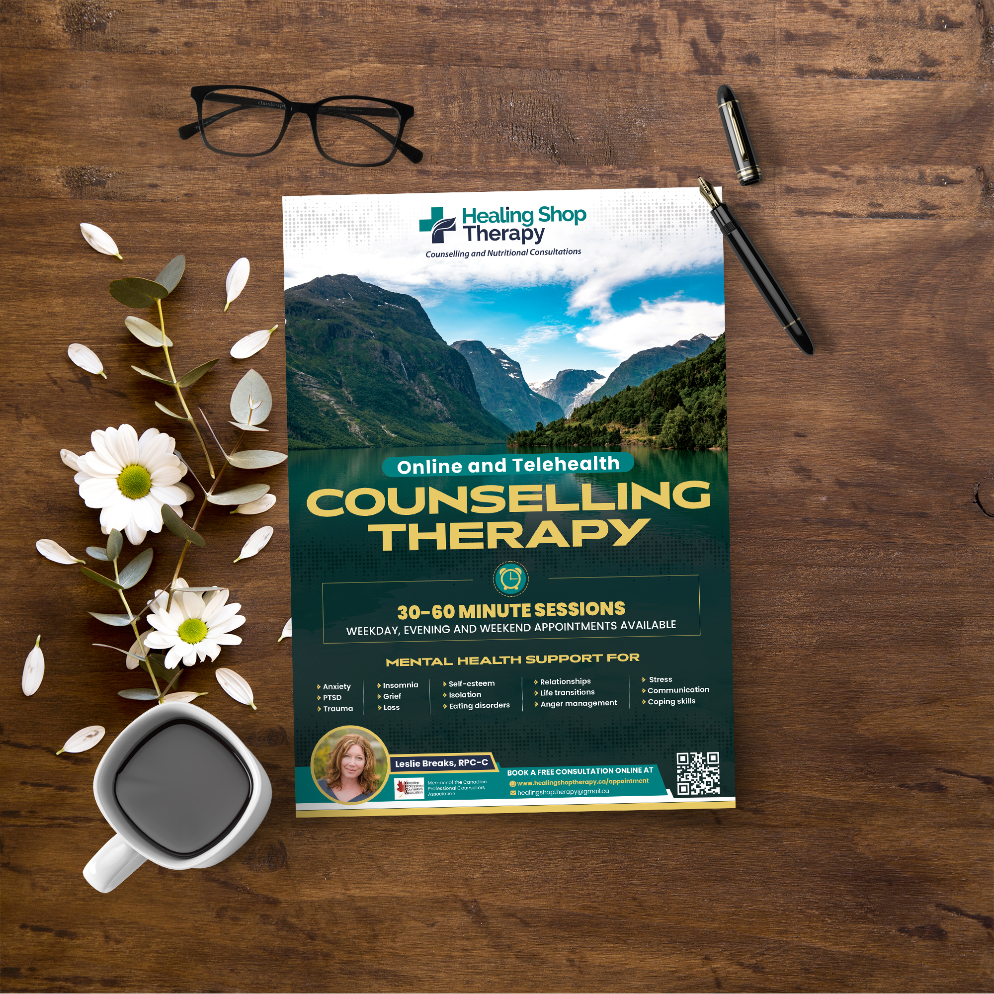 Flyer Design by Sun Creative for Healing Shop | Design #35160437