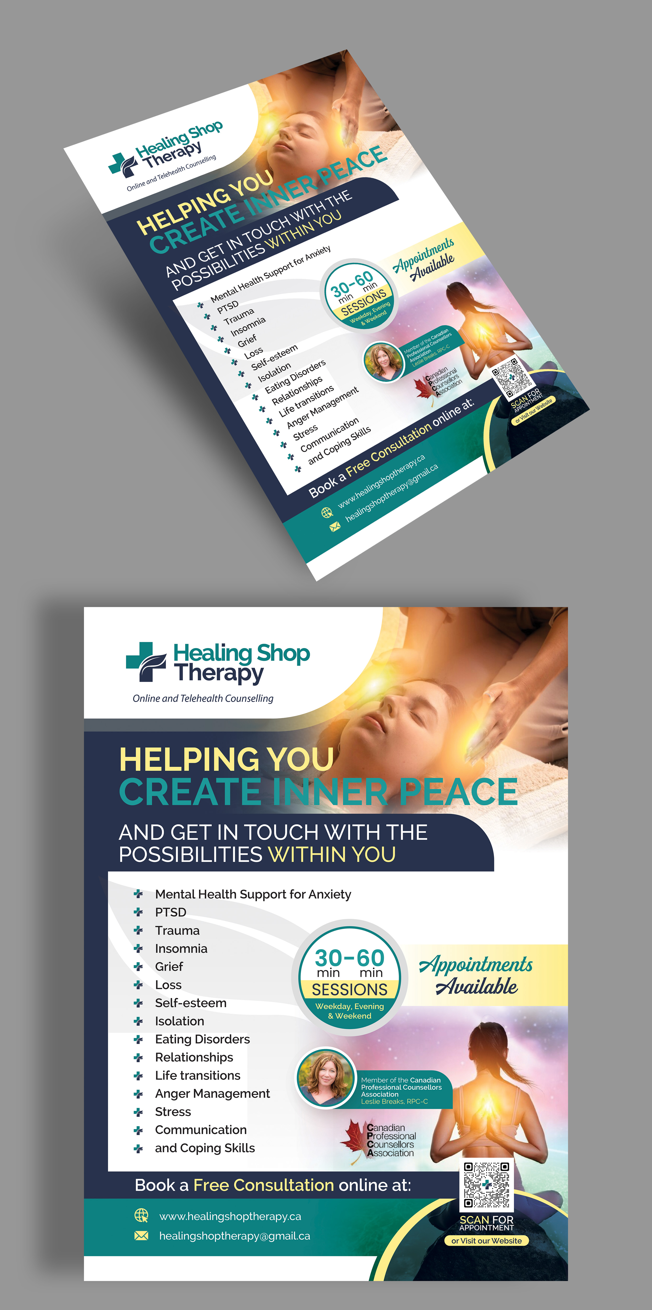 Flyer-Design von Impressive Designs für Healing Shop | Design #35157717