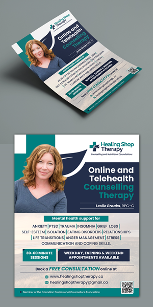 Flyer Design by BLUE WINGS for Healing Shop | Design #35165917