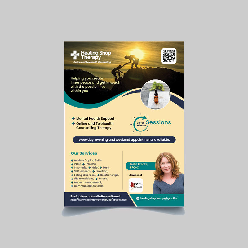 Flyer Design by AweSomeLogoTeam for Healing Shop | Design #35168121