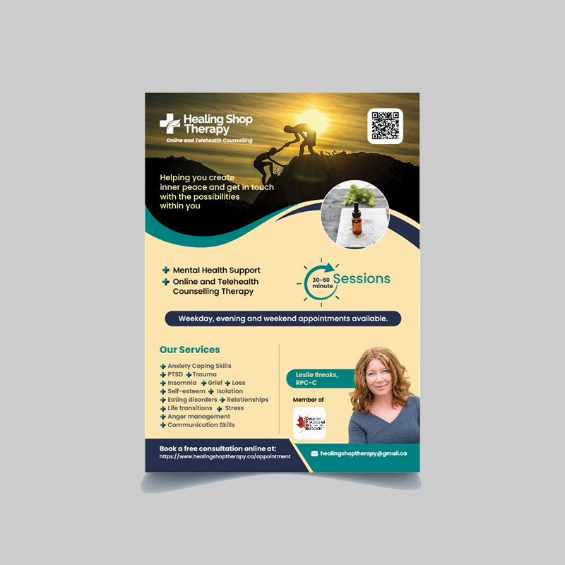 Flyer Design by AweSomeLogoTeam for Healing Shop | Design #35175154