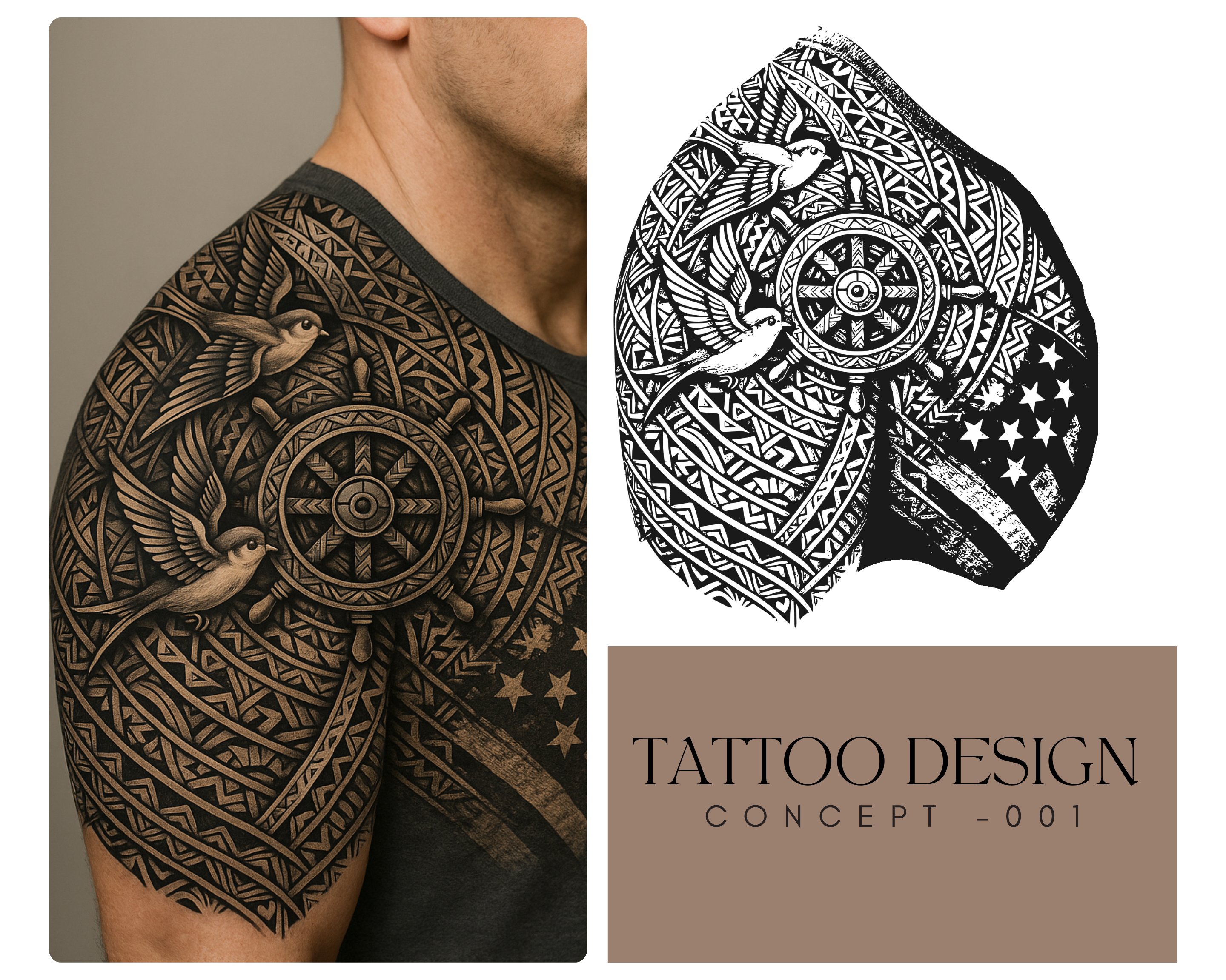 Tattoo Design by anuchasj.sl for this project | Design #35171442