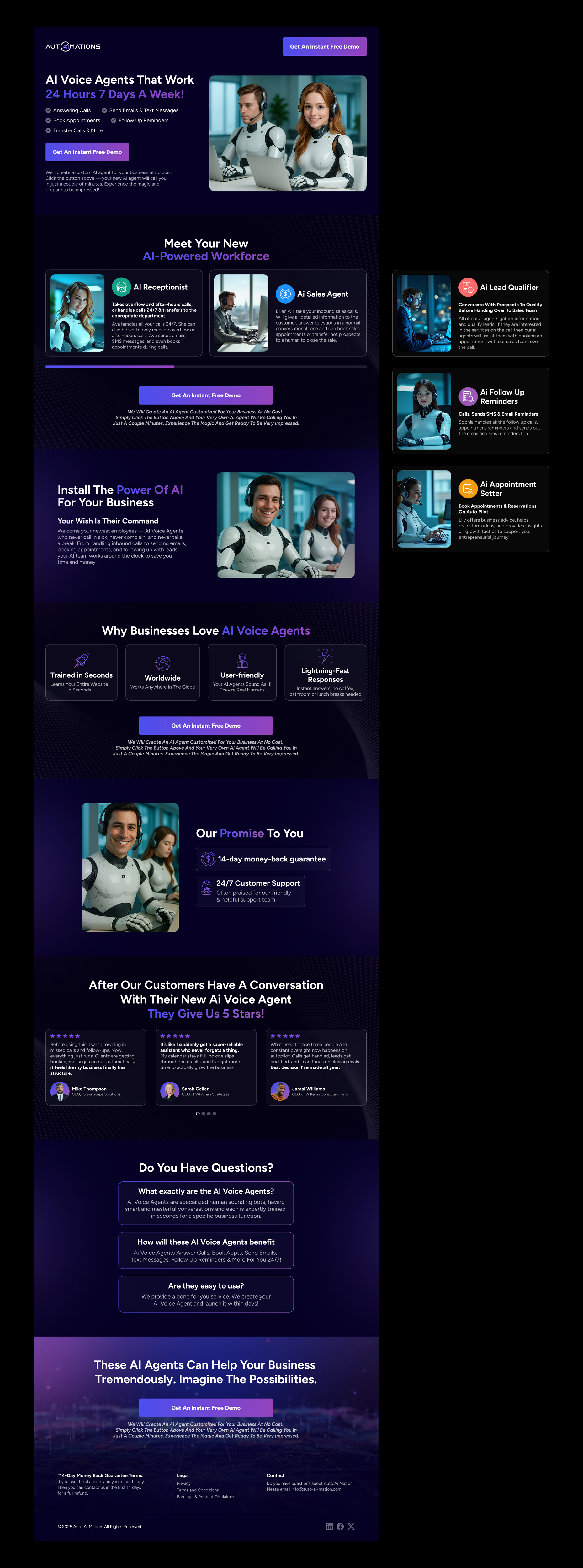 Landing Page Design by Afeli Daniel Ifechukwude for Shane | Design #35173437