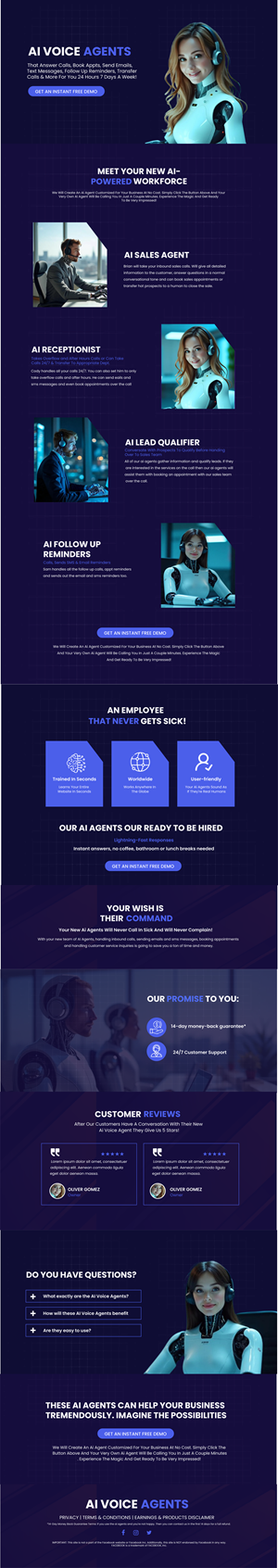 Landing Page Design by WahDesign