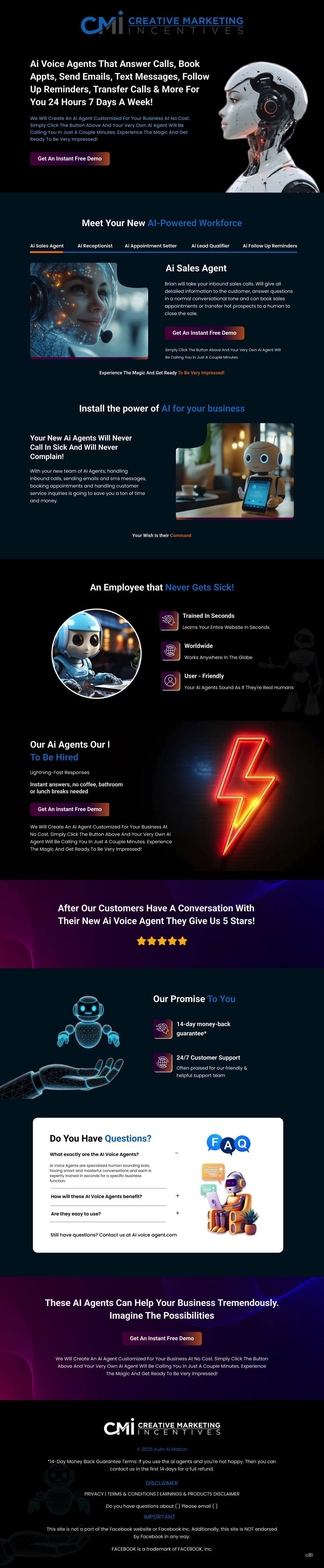 Landing Page Design by pb for Shane | Design #35167107