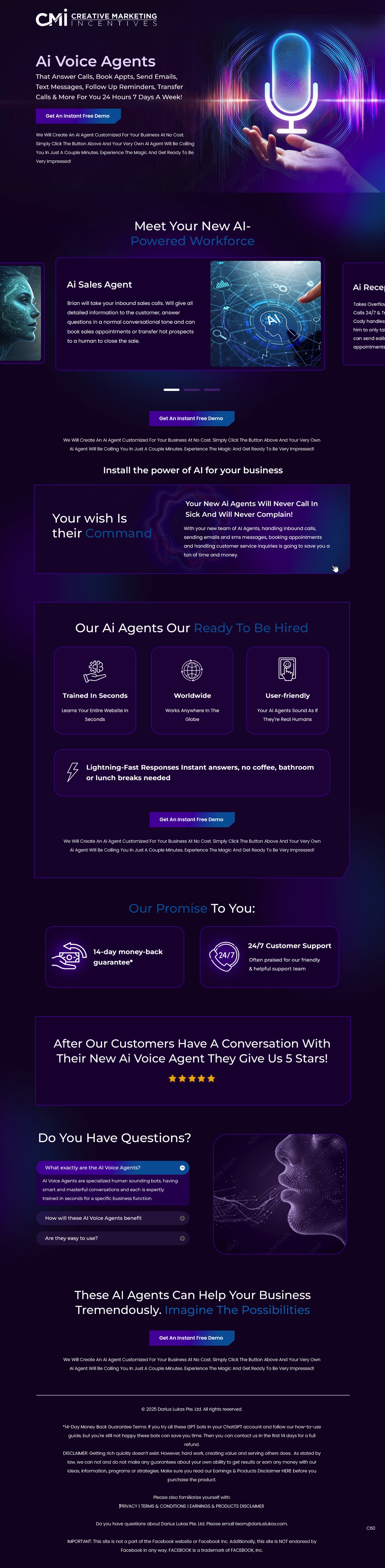 Landing Page Design by pb for Shane | Design #35167119
