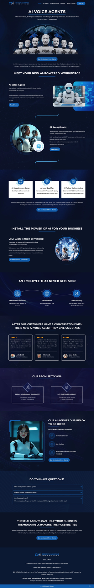 Landing Page Design by pb for Shane | Design: #35167120