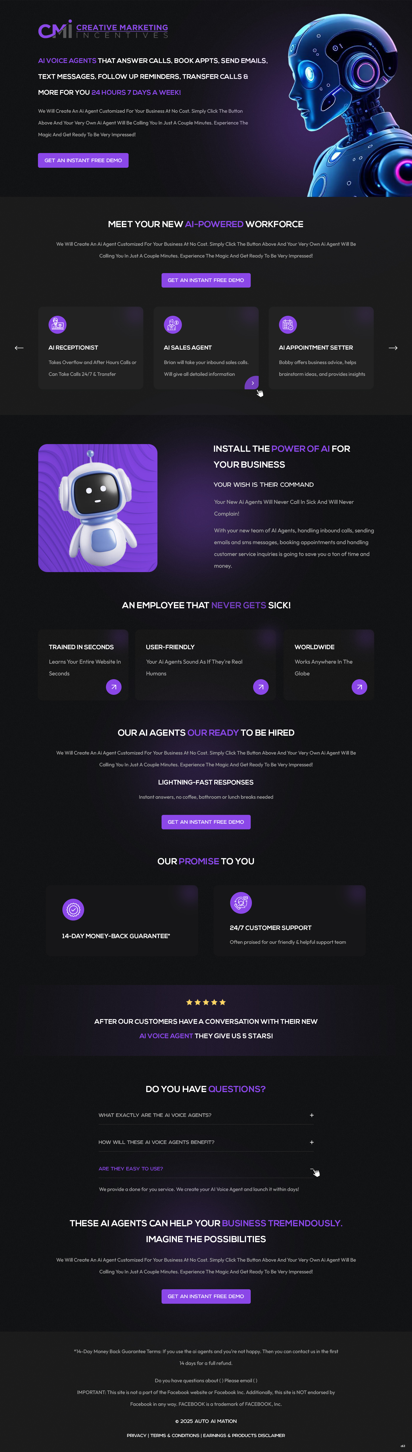 Landing Page Design by pb for Shane | Design #35167121