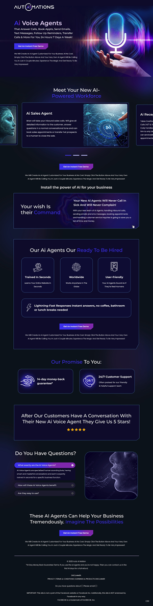 Landing Page-Design von pb für Shane | Design: #35174818