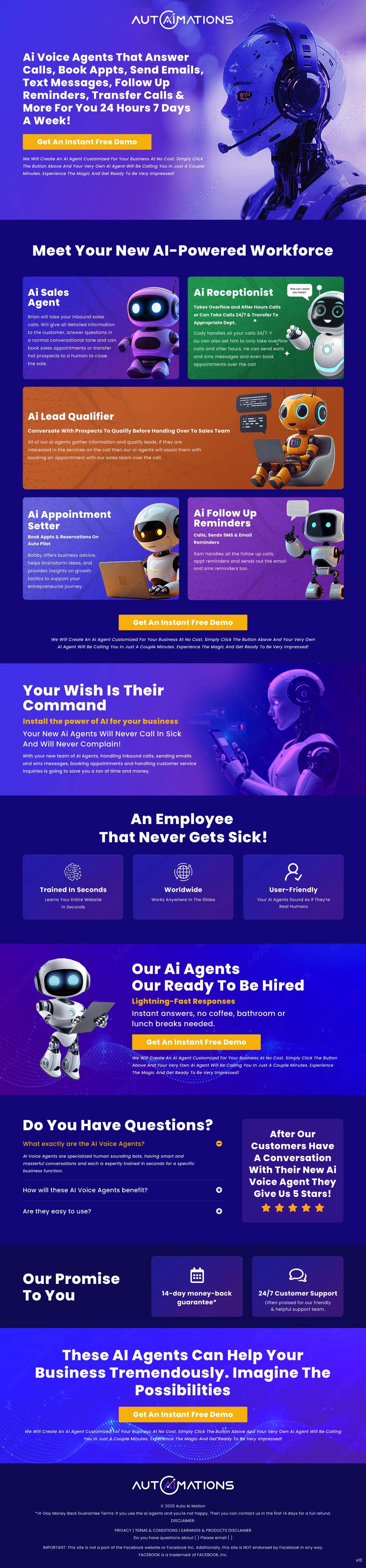 Landing Page Design by pb for Shane | Design #35174838