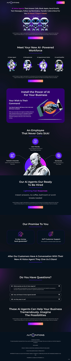 Landing Page-Design von pb für Shane | Design: #35174843