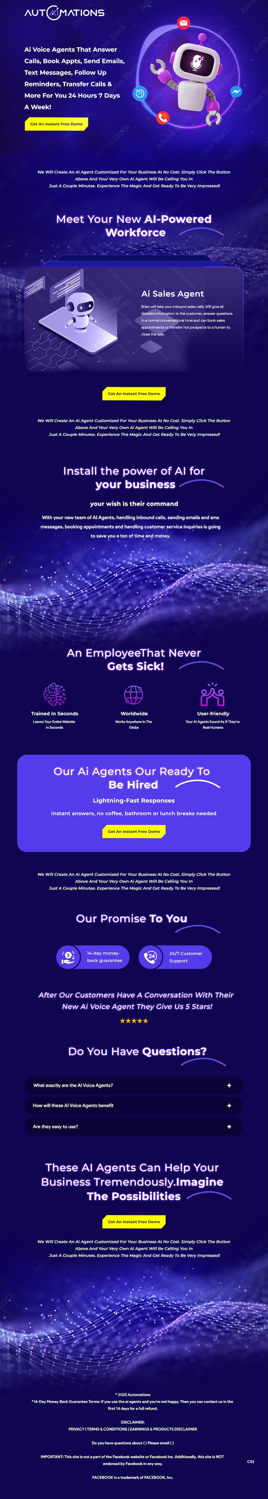 Landing Page-Design von pb für Shane | Design #35181924