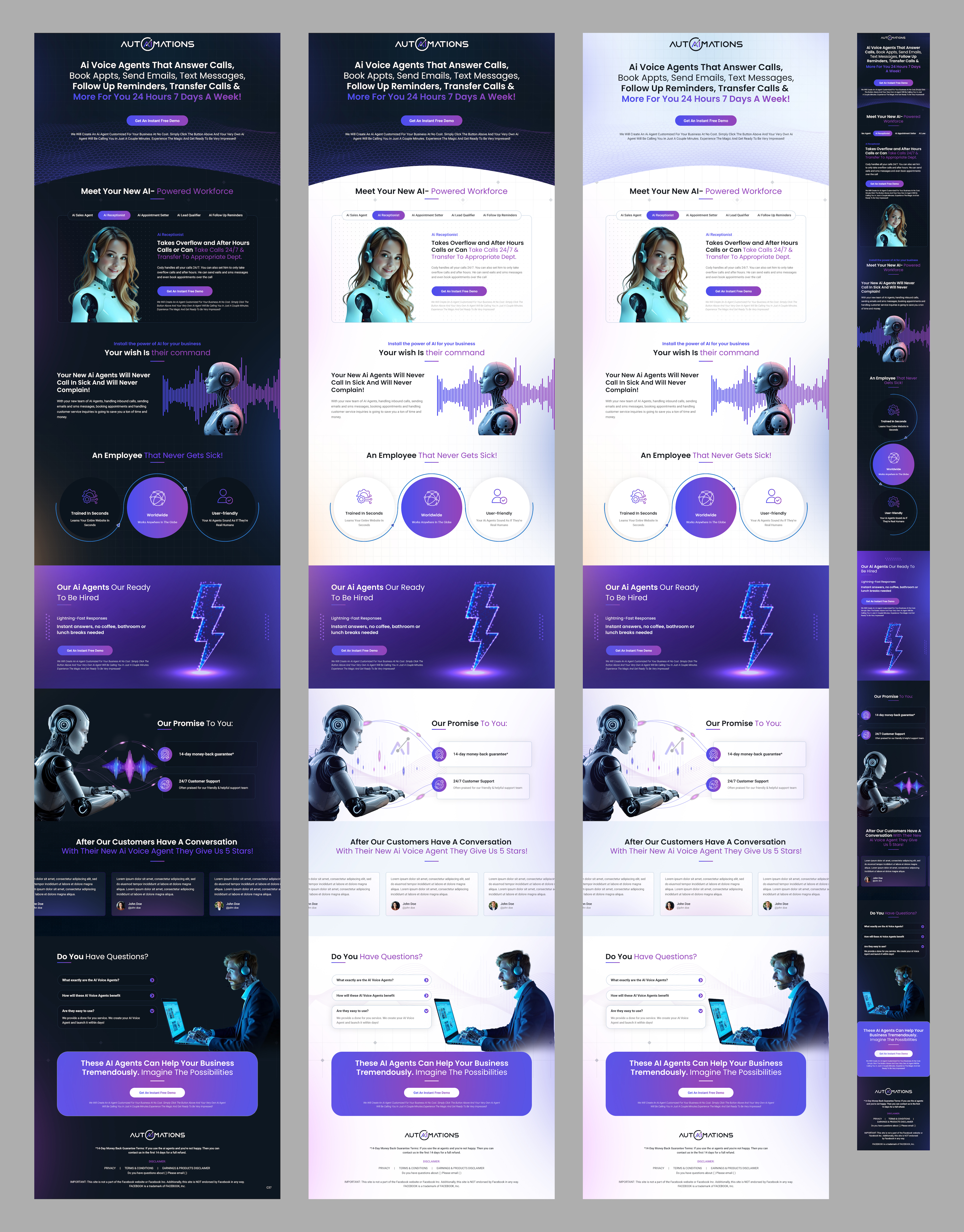 Landing Page Design by pb for Shane | Design #35185924