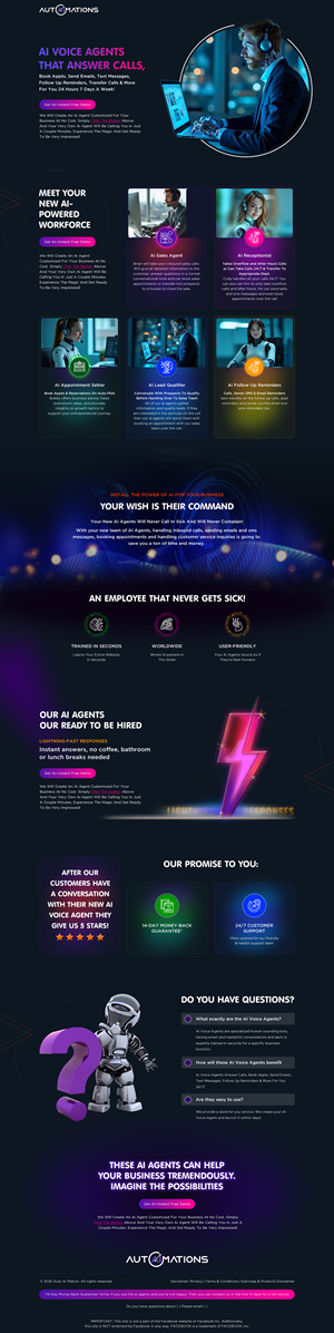 Landing Page Design by Sbss for Shane | Design: #35166273