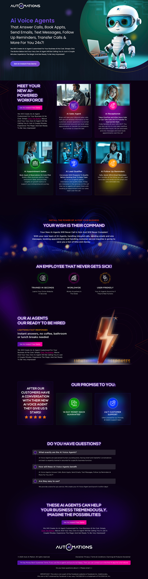 Landing Page Design by Sbss for Shane | Design: #35166981