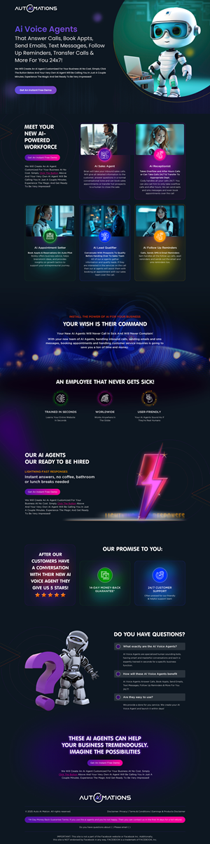 Landing Page Design by Sbss for Shane | Design: #35166984
