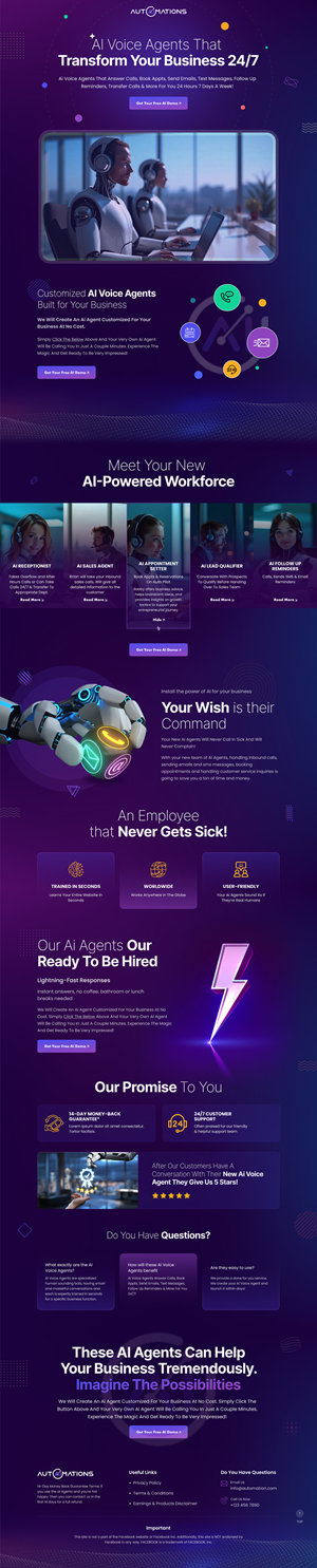 Landing Page Design by Sbss for Shane | Design: #35171809
