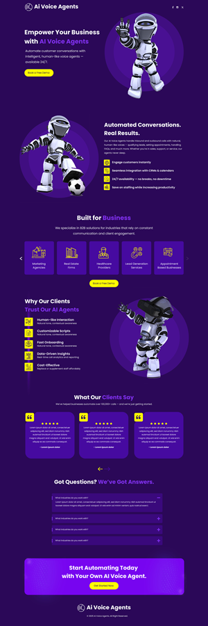 Landing Page Design by Sbss for Shane | Design: #35172821