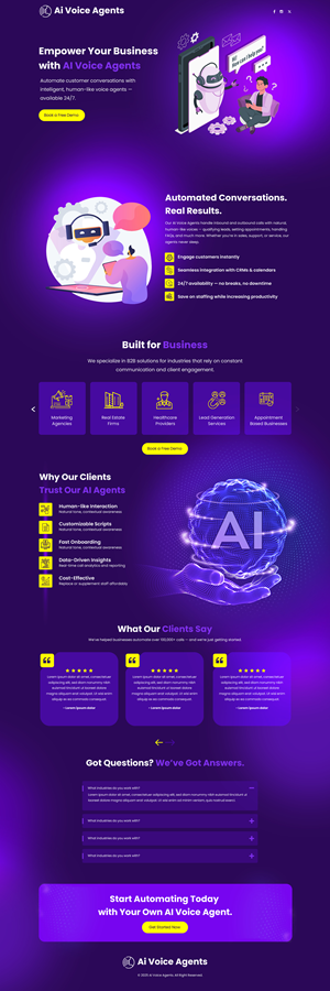 Landing Page Design by Sbss for Shane | Design: #35172822