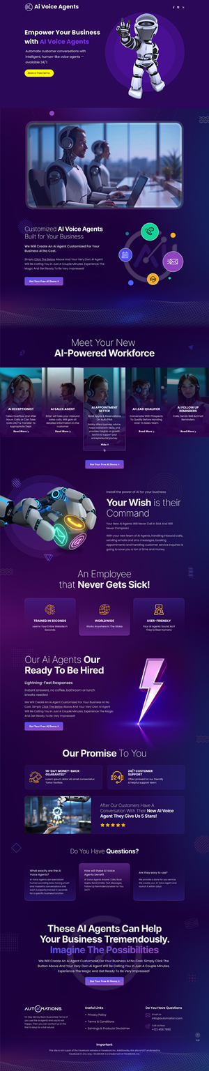 Landing Page Design by Sbss for Shane | Design: #35174338