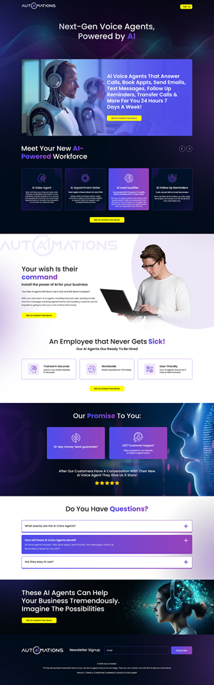 Landing Page Design by debdesign for Shane | Design: #35179401