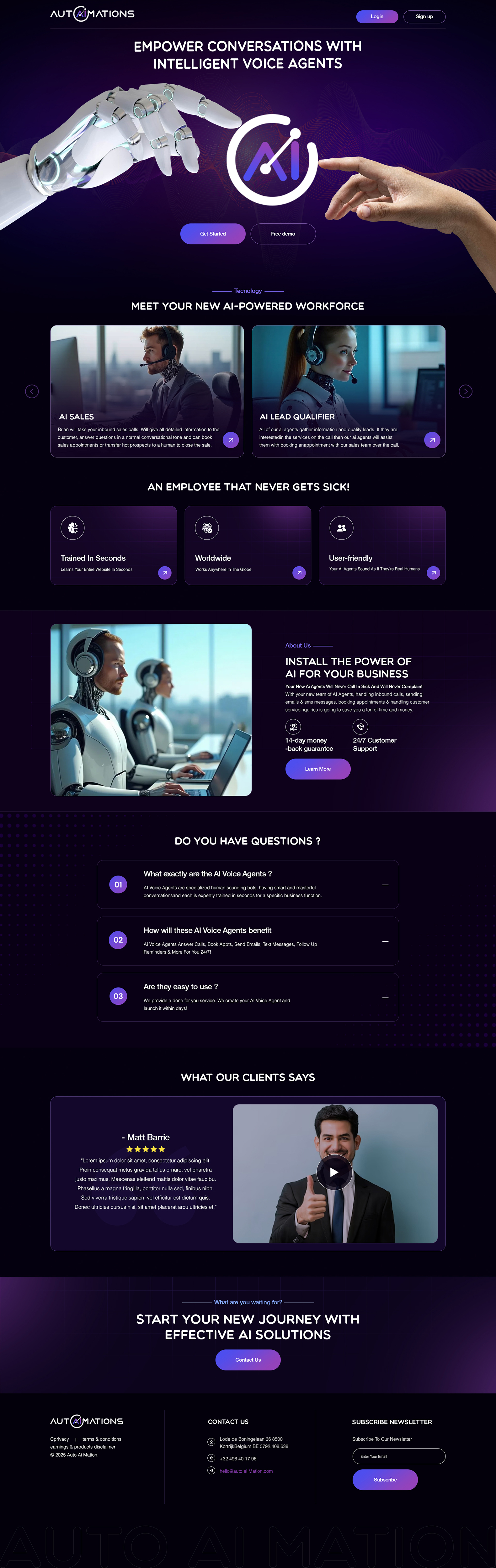 Landing Page Design by debdesign for Shane | Design #35179435